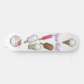Ice Cream Parlor Dream Persoonlijk Skateboard (Horizontaal)