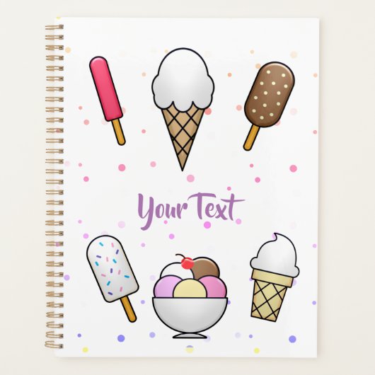 Ice Cream Parlor Dream Planner (Voorkant)