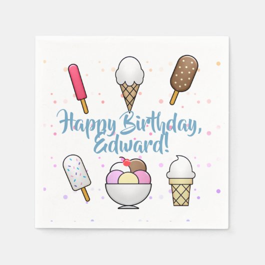 Ice Cream Parlor Dream Servet (Voorkant)