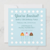 Ice Cream Parlor Kaart (Achterkant)