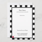 Ice Cream Parlor Social Party - Aangepaste uitnodi Kaart (Achterkant)