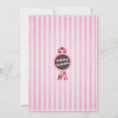 Ice Cream Parlor verjaardagsuitnodiging Kaart (Achterkant)