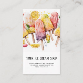 Ice Cream Parlor visitekaartje