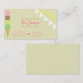 Ice Cream Parlor Visitekaartje (Voorkant / Achterkant)