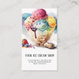 Ice Cream Parlor visitekaartje