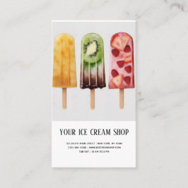 Ice Cream Parlor visitekaartje
