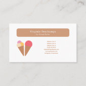 Ice Cream Parlor Visitekaartje (Voorkant)