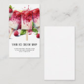 Ice Cream Parlor visitekaartje (Voorkant / Achterkant)