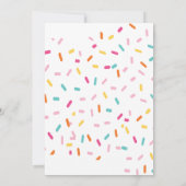 Ice Cream Party Birthday Uitnodiging (Achterkant)