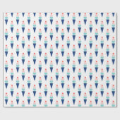 Ice Cream Party Cadeaupapier (Vlak)