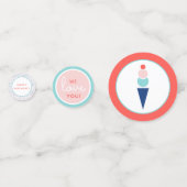Ice Cream Party Confetti (Voorkanten)