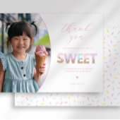 Ice Cream Party Dank je kaart