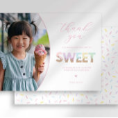 Ice Cream Party Dank je kaart