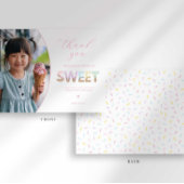 Ice Cream Party Dank je kaart