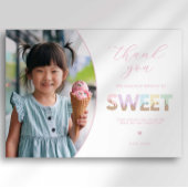 Ice Cream Party Dank je kaart