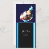 ICE CREAM PARTY - DESERT SHOP, blauw rood zwart (Achterkant)