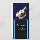 ICE CREAM PARTY - DESERT SHOP, blauw rood zwart (Voorkant)