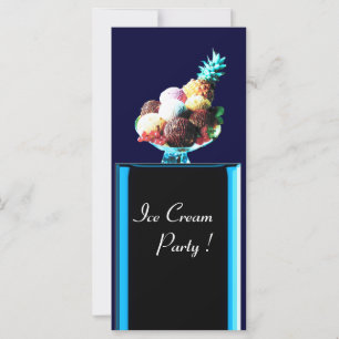 ICE CREAM PARTY - DESERT SHOP, blauw rood zwart