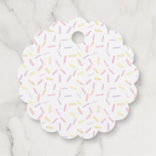 ICE CREAM Party Favor Label (Achterkant)