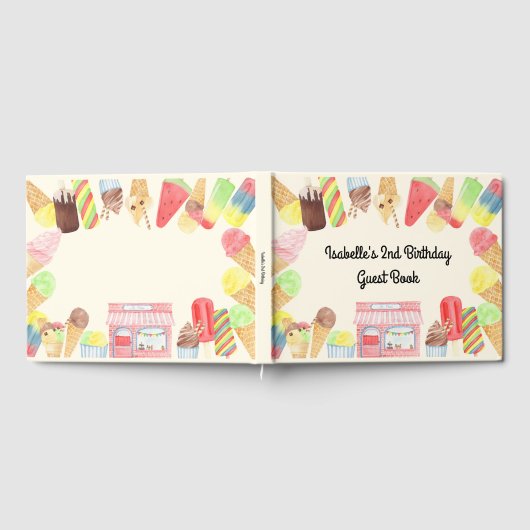 Ice Cream Party Gastenboek (Volledig)
