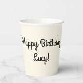 Ice Cream Party gepersonaliseerde papieren bekers (Links)