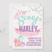 Ice Cream Party nodigt uit Kaart (Voorkant)