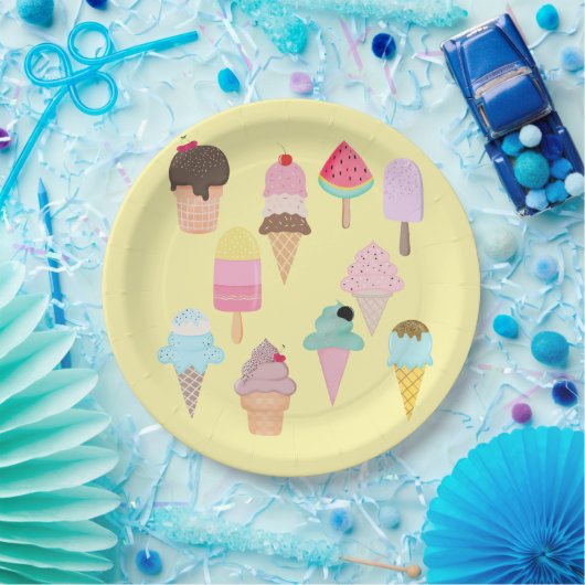 Ice Cream Party Papieren Bordje (Feest)