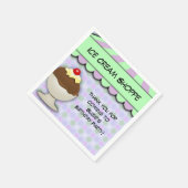 Ice Cream Party, pastel Sweet Shoppe Servet (Hoek)