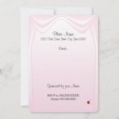 Ice Cream Party - Sociale Aangepaste uitnodiging (Achterkant)