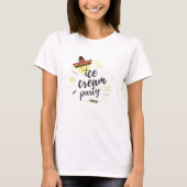ICE CREAM PARTY T-SHIRT (Voorkant)