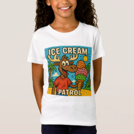 Ice Cream Patrol - Funny Moose Kinder zomer T-Shir T-shirt