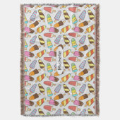 Ice Cream Pattern, aangepaste naam: goot deken (Voorkant Verticaal)