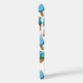 Ice Cream Pattern, aangepaste naam telefoongevalle Case-Mate iPhone Case (Achterkant / Links)
