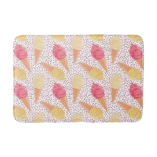 Ice Cream Pattern badmatten (Voorkant)