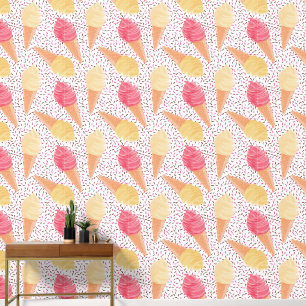 Ice Cream Pattern Behang