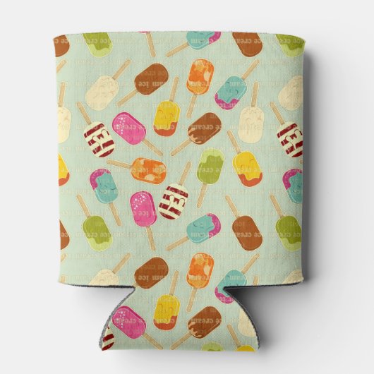 Ice Cream Pattern Blikjeskoeler (Achterkant)