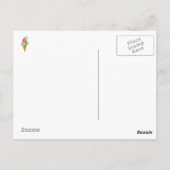 Ice Cream Pattern Briefkaart (Achterkant)
