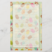 Ice Cream Pattern Briefpapier (Voorkant)