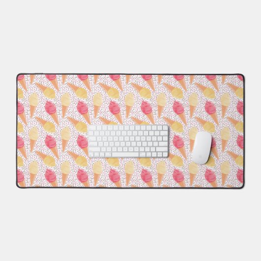 Ice Cream Pattern Bureaumat (Keyboard & Muis)