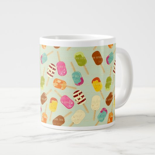 Ice Cream Pattern Grote Koffiekop (Voorkant rechts)