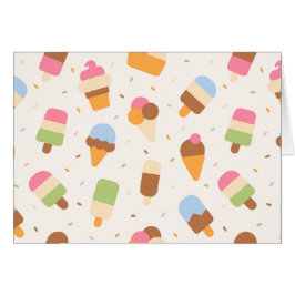 Ice Cream Pattern, Ice Cream Cone, Ice Popsicle