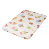 Ice Cream Pattern, Ice Cream Cone, Ice Popsicle Badmat (Gekanteld)