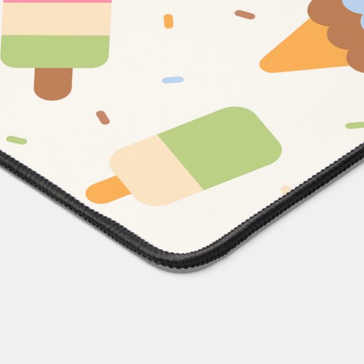 Ice Cream Pattern, Ice Cream Cone, Ice Popsicle Bureaumat (Hoek)