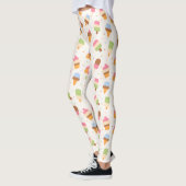 Ice Cream Pattern, Ice Cream Cone, Ice Popsicle Leggings (Links)