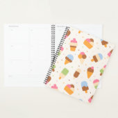 Ice Cream Pattern, Ice Cream Cone, Ice Popsicle Planner (Display)