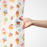 Ice Cream Pattern, Ice Cream Cone, Ice Popsicle Sjaal<br><div class="desc">Schattige,  leuk en schattig patroon met ijsjes en sprenkelingen. Modern en trendy cadeau,  perfect voor de ijsliefhebber in je leven.</div>