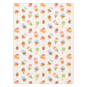 Ice Cream Pattern, Ice Cream Cone, Ice Popsicle Tafelkleed (Voorkant)