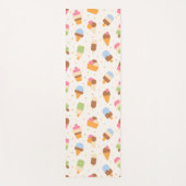Ice Cream Pattern, Ice Cream Cone, Ice Popsicle Yogamat (Voorkant)