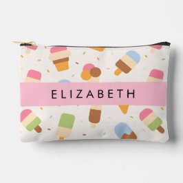Ice Cream Pattern, Ice Cream Cone, Jouw naam Etui