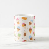 Ice Cream Pattern, Ice Cream Cone, Jouw naam Koffiemok (Center)